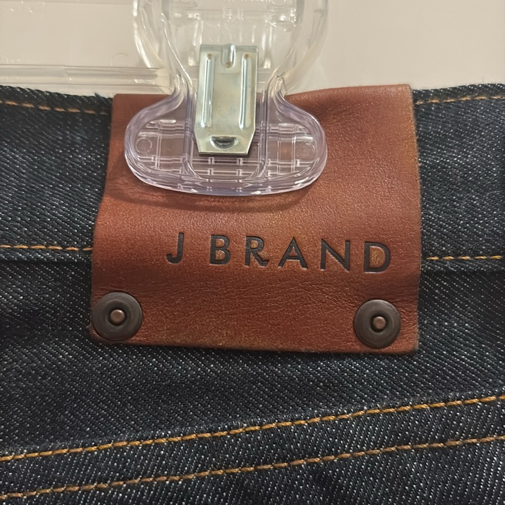 J Brand Mens Tyler Perfect Slim Selvedge Jeans 30 Blue Dark Washed Pocket Denim - Picture 4 of 7